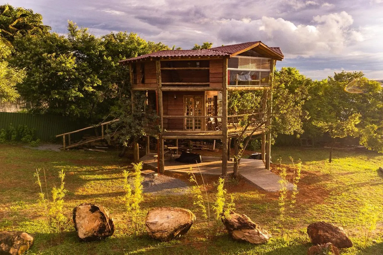 Сasa de vacaciones Tiny Tree House A Beira Lago Brasilia Brasil